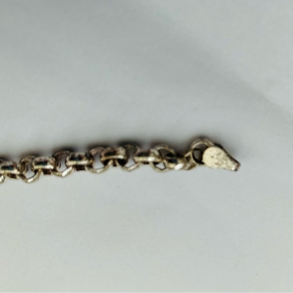 STERLING SILVER VINTAGE VANDERBILT UNIVERSITY CHARM BRACELET MADE IN ITALY NIB - Picture 4 of 11